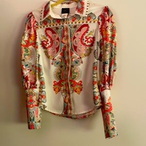 Dollhouse, polyester, multi-color long sleeve top